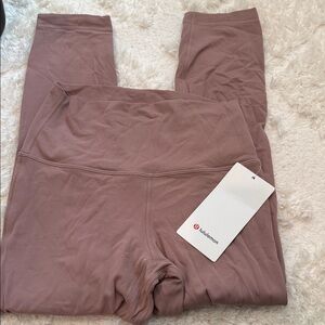 lululemon athletica Mauve Leggings 23” size 6